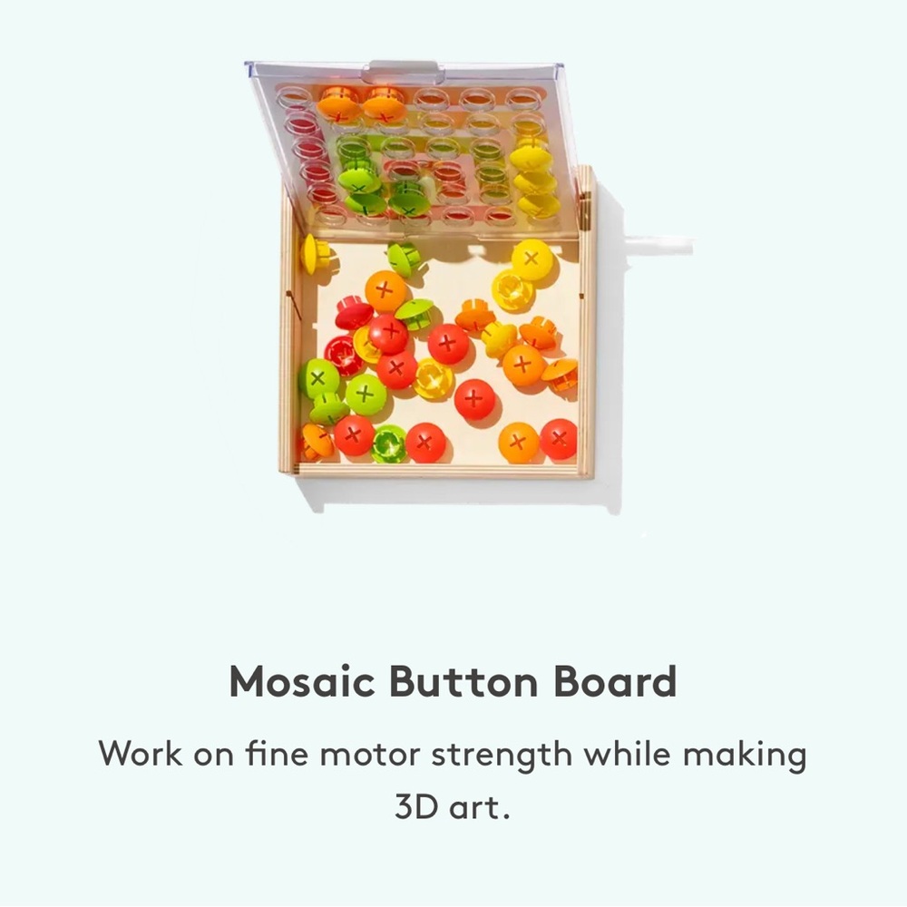 Lovevery Mosaic Button Board - $25